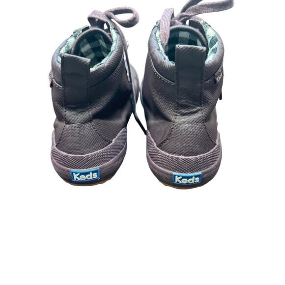 Keds Scout Purple Water-Resistant Rain Boot Gingham Fabric Lined Women's 9.5 - Picture 10 of 13